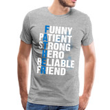 Father Men's Premium T-Shirt (CK10961) - heather gray