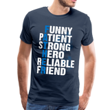Father Men's Premium T-Shirt (CK10961) - navy