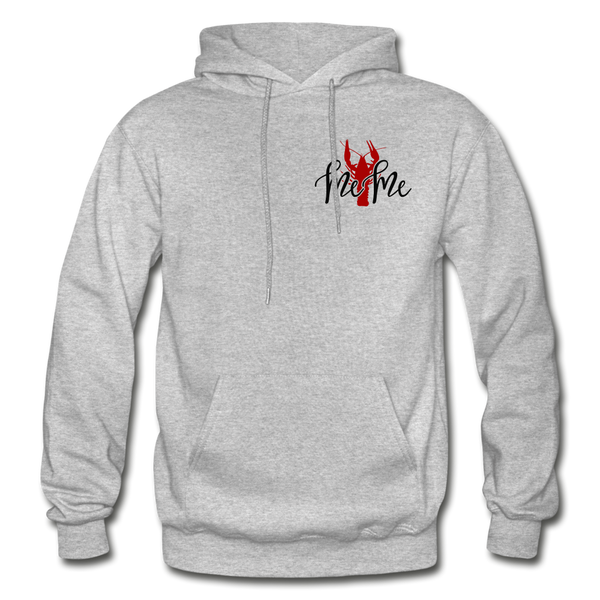 MeMe Crawfish Gildan Heavy Blend Adult Hoodie - heather gray