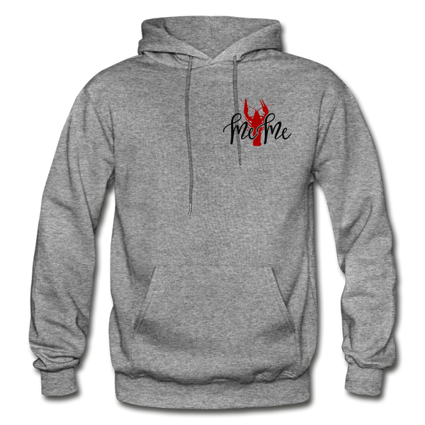 MeMe Crawfish Gildan Heavy Blend Adult Hoodie - graphite heather