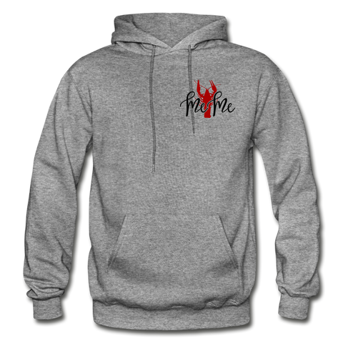 MeMe Crawfish Gildan Heavy Blend Adult Hoodie - graphite heather