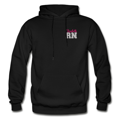 Elizabeth RN Gildan Heavy Blend Adult Hoodie - black