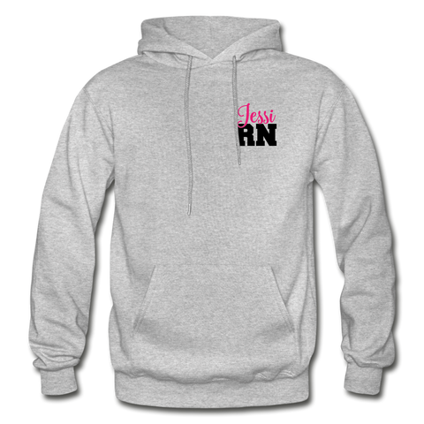 Jessi RN Gildan Heavy Blend Adult Hoodie - heather gray