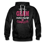 Being a Gram Men’s Premium Hoodie - charcoal gray
