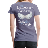 Daughter Amazing Angel Women’s Premium T-Shirt (CK1608W) - washed violet