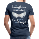 Daughter Amazing Angel Men's Premium T-Shirt (CK1608U) - navy