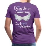 Daughter Amazing Angel Men's Premium T-Shirt (CK1608U) - purple