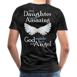 Daughter Amazing Angel Men's Premium T-Shirt (CK1608U) - charcoal gray