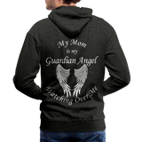 Mom Guardian Angel Men’s Premium Hoodie (CK1672W) - charcoal gray