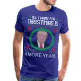 Trump Ugly T-Shirt Men's Premium T-Shirt (CK1676) - royal blue