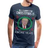 Trump Ugly T-Shirt Men's Premium T-Shirt (CK1676) - navy