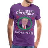 Trump Ugly T-Shirt Men's Premium T-Shirt (CK1676) - purple