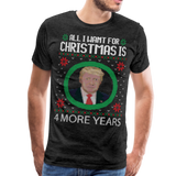 Trump Ugly T-Shirt Men's Premium T-Shirt (CK1676) - charcoal gray