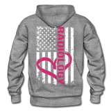 Radiology Flag Gildan Heavy Blend Adult Hoodie - graphite heather