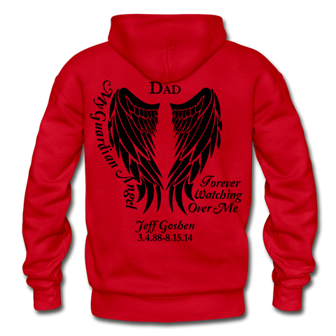 Jeff Goshen Gildan Heavy Blend Adult Hoodie - red