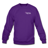 Being a Mema Makes My Life Complete Crewneck Sweatshirt - purple