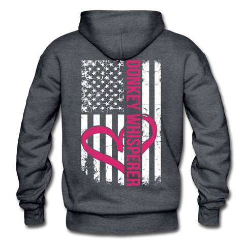 Donkey Whisperer Gildan Heavy Blend Adult Hoodie - charcoal gray