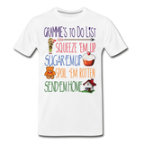 Grammies To Do List Men's Premium T-Shirt (CK1609) - white