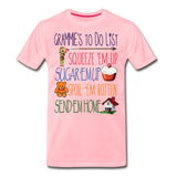 Grammies To Do List Men's Premium T-Shirt (CK1609) - pink