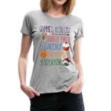 Grammies To Do List Women’s Premium T-Shirt (CK1609) - heather gray