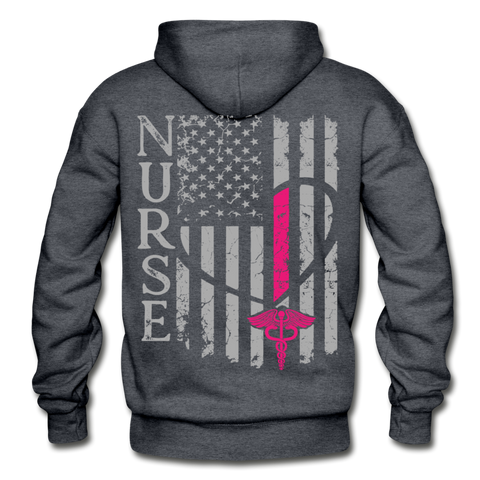 Lauren RN Gildan Heavy Blend Adult Hoodie - charcoal gray