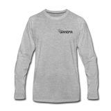 Being a Grandma Makes My Life Complete Men's Premium Long Sleeve T-Shirt - heather gray