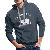 Daddy Bear Men’s Premium Hoodie - heather denim
