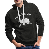 Daddy Bear Men’s Premium Hoodie - charcoal gray