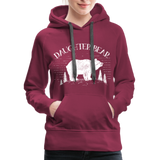 Daughter Bear Women’s Premium Hoodie - burgundy