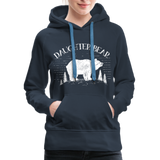 Daughter Bear Women’s Premium Hoodie - navy