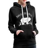 Daughter Bear Women’s Premium Hoodie - charcoal gray