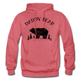 Daddy Bear Gildan Heavy Blend Adult Hoodie - heather red