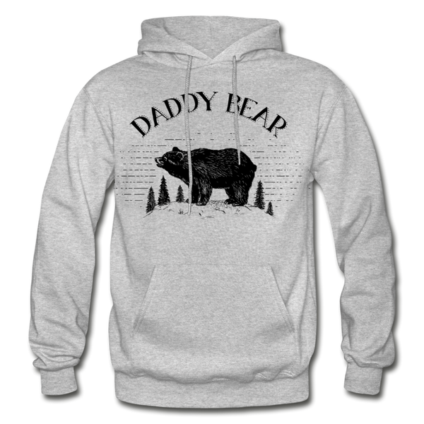 Daddy Bear Gildan Heavy Blend Adult Hoodie - heather gray
