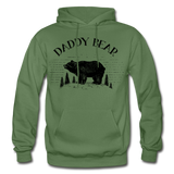 Daddy Bear Gildan Heavy Blend Adult Hoodie - military green