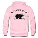 Daughter Bear Gildan Heavy Blend Adult Hoodie - light pink