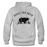 Daughter Bear Gildan Heavy Blend Adult Hoodie - heather gray