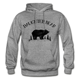 Daughter Bear Gildan Heavy Blend Adult Hoodie - graphite heather