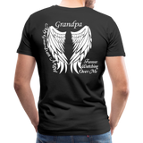Grandpa Guardian Angel Men's Premium T-Shirt - black