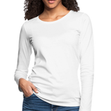 Women's Premium Long Sleeve T-Shirt - white