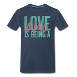 Love is being a Meili Men's Premium T-Shirt - navy
