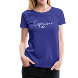 Capricorn AF Women’s Premium T-Shirt (CK1571W) - royal blue
