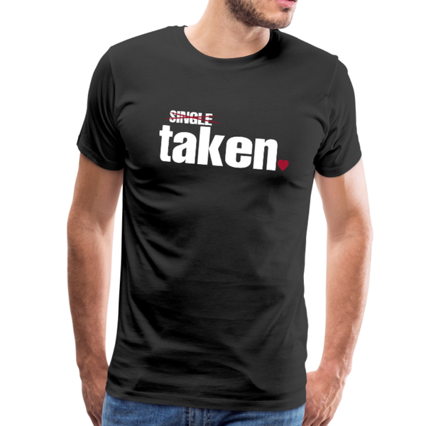 Taken Valentines Men's Premium T-Shirt (CK1681U) - black