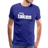 Taken Valentines Men's Premium T-Shirt (CK1681U) - royal blue