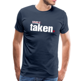 Taken Valentines Men's Premium T-Shirt (CK1681U) - navy