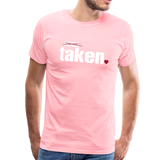 Taken Valentines Men's Premium T-Shirt (CK1681U) - pink