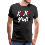 XOXO Y'All Valentines Day Men's Premium T-Shirt (CK1682U) - black
