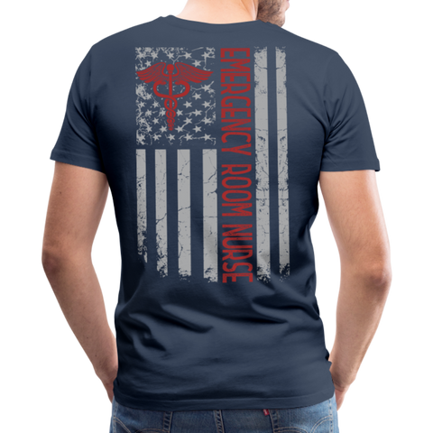 EMERGENCY ROOM NURSE Men's Premium T-Shirt - navy