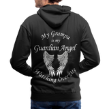 Grampa Guardian Angel Men’s Premium Hoodie - black
