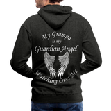 Grampa Guardian Angel Men’s Premium Hoodie - charcoal gray