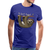 Sloth My Spirit Animal Men's Premium T-Shirt - royal blue
